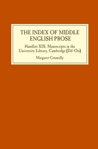 Enlarge image Cover: The Index of Middle English Prose - D.S. Brewer