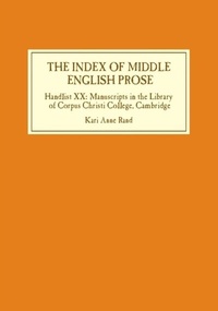 Enlarge image Cover: The Index of Middle English Prose - Boydell & Brewer Ltd
