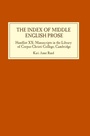 Cover: The Index of Middle English Prose - D.S. Brewer