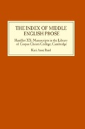 Cover: The Index of Middle English Prose - D.S. Brewer