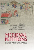 Cover: Medieval Petitions - De Gruyter