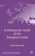 Cover: A Democratic Audit of the European Union - Palgrave Macmillan