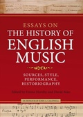 Cover: Essays on the History of English Music in Honour of John Caldwell - De Gruyter