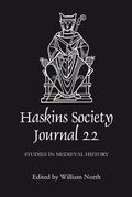 Cover: The Haskins Society Journal 22 - De Gruyter