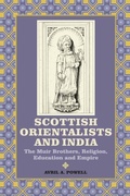 Cover: Scottish Orientalists and India - De Gruyter
