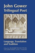 Cover: John Gower, Trilingual Poet - De Gruyter