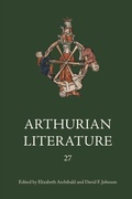Cover: Arthurian Literature XXVII - De Gruyter