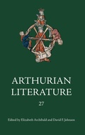 Cover: Arthurian Literature XXVII - D.S. Brewer