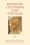 Cover: Medieval Clothing and Textiles 7 - De Gruyter