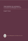 Cover: Poetry of Alfonso X - Boydell & Brewer Ltd