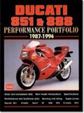 Cover: Ducati 851 and 888 Performance Portfolio 1987-1994 - Brooklands Books Ltd