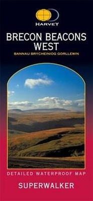 Abbildung von: Brecon Beacons West - Harvey Map Services Ltd