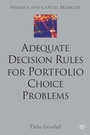 Cover: Adequate Decision Rules for Portfolio Choice Problems - Palgrave Macmillan