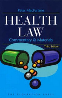 Abbildung von: Health Law - Federation Press