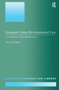 Bild: European Union Environmental Law - Ashgate Publishing Limited