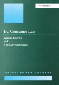 Abbildung von: EC Consumer Law - Dartmouth Publishing Co Ltd
