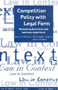 Cover: Competition Policy with Legal Form - Federation Press