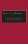 Cover: Interpreting Precedents - Dartmouth Publishing Co Ltd