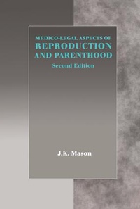 Enlarge image Cover: Medico-Legal Aspects of Reproduction and Parenthood - Ashgate Publishing Limited