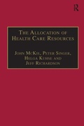 Cover: The Allocation of Health Care Resources - Dartmouth Publishing Co Ltd