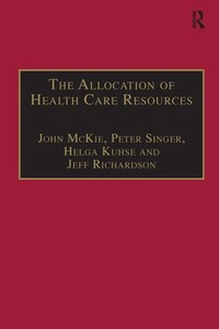 Abbildung von: The Allocation of Health Care Resources - Dartmouth Publishing Co Ltd