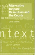 Cover: Alternative Dispute Resolution and the Courts - Federation Press