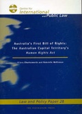 Cover: Australia's First Bill of Rights - Federation Press