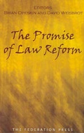 Cover: The Promise of Law Reform - Federation Press
