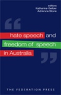 Cover: Hate Speech and Freedom of Speech in Australia - Federation Press