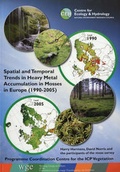 Cover: Spatial and Temporal Trends in Heavy Metal Accumulation in Mosses in Europe (1990-2005) - Centre for Ecology & Hydrology