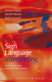 Enlarge image Cover: Sign Language Interpreting - Federation Press