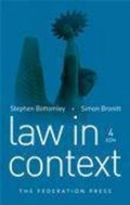 Cover: Law in Context - Federation Press