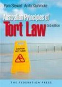 Enlarge image Cover: Australian Principles of Tort Law - Federation Press