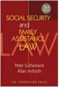 Enlarge image Cover: Social Security and Family Assistance Law - Federation Press