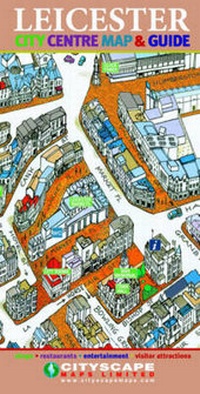 Abbildung von: Leicester City Centre Map and Guide - Cityscape Maps Limited