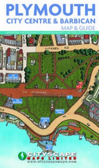 Abbildung von: Plymouth City Centre and Barbican Map and Guide - Cityscape Maps Limited