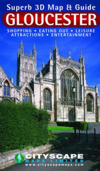 Abbildung von: Gloucester City Centre Map and Guide - Cityscape Maps Limited