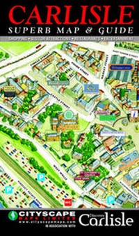 Abbildung von: Carlisle City Centre Map and Guide - Cityscape Maps Limited