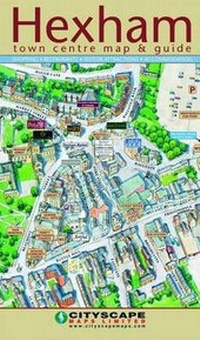 Abbildung von: Hexham Town Centre Map and Guide - Cityscape Maps Limited