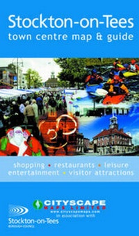 Abbildung von: Stockton-on-Tees Town Centre Map and Guide - Cityscape Maps Limited