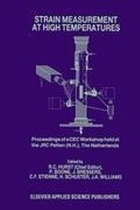 Enlarge image Cover: Strain Measurement at High Temperatures - Kluwer Academic Publishers