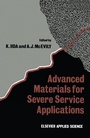 Cover: Advanced Materials for Severe Service Applications - Kluwer Academic Publishers