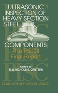 Cover: Ultrasonic Inspection of Heavy Section Steel Components - Kluwer Academic Publishers
