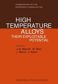 Enlarge image Cover: High Temperature Alloys - Kluwer Academic Publishers