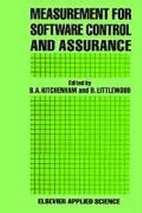 Enlarge image Cover: Measurement for Software Control and Assurance - Kluwer Academic Publishers