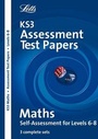 Cover: KS3 Assessment Test Papers Maths 6-8 - Letts Educational