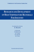 Cover: Research and Development of High Temperature Materials for Industry - Springer