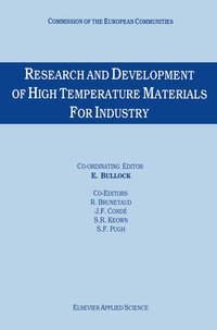 Enlarge image Cover: Research and Development of High Temperature Materials for Industry - Springer