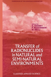 Abbildung von: Transfer of Radionuclides in Natural and Semi-Natural Environments - Kluwer Academic Publishers