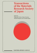 Cover: Transactions of the Materials Research Society of Japan - Springer
